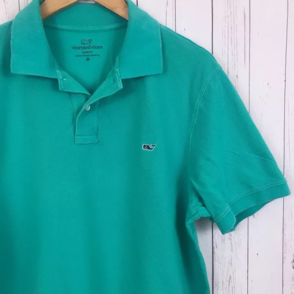 Vineyard Vines Mens Pastel Green Whale Classic